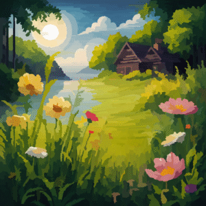 In the forest run away blochk